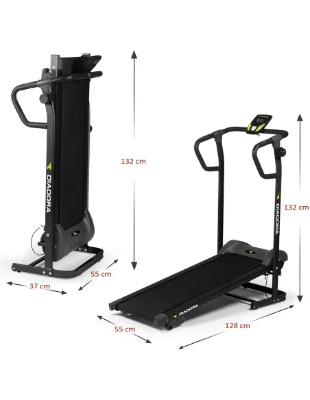 Bieżnia Magnetyczna Diadora Forty Regulacja LCD