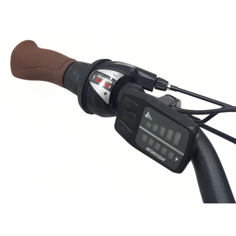 Elektryczny Rower Miejski 28 Męski Alu Wspomaganie Światła Bagażnik Dzwonek