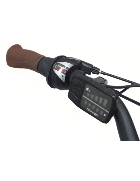 Elektryczny Rower Miejski 28 Męski Alu Wspomaganie Światła Bagażnik Dzwonek