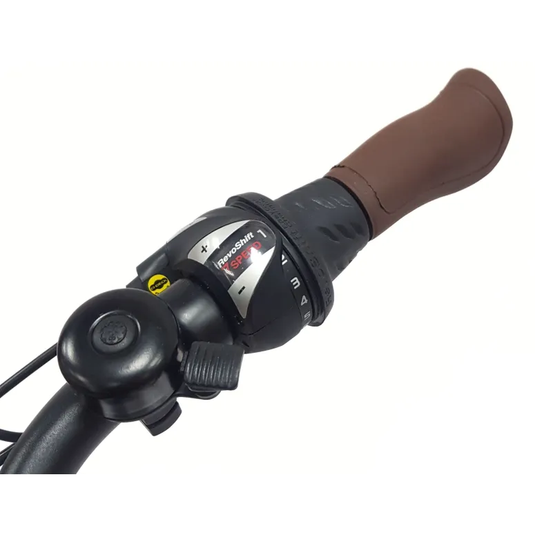 Elektryczny Rower Miejski 28 Męski Alu Wspomaganie Światła Bagażnik Dzwonek