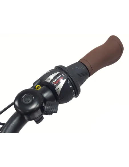 Elektryczny Rower Miejski 28 Męski Alu Wspomaganie Światła Bagażnik Dzwonek