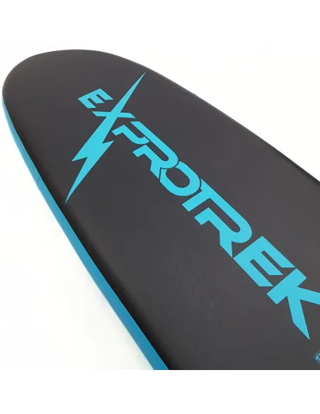 Deska Surfingowa SUP Exprotrek Paddle Niebieska Nadmuchiwana Max 150 kg 305 cm