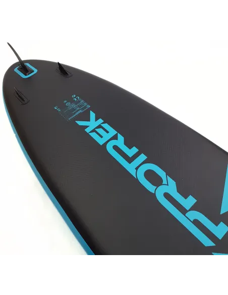 Deska Surfingowa SUP Exprotrek Paddle Niebieska Nadmuchiwana Max 150 kg 305 cm