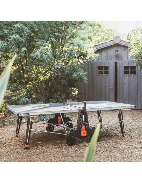 Stół Do Tenisa Stołowego Cornilleau 500X Outdoor Niebieski Składany Mattop