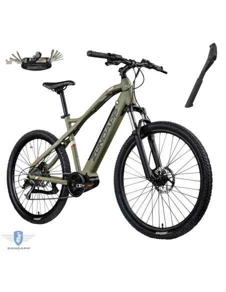 Rower Elektryczny Męski Damski Górski 27,5 SHIMANO Alu Amory MTB LCD 250 W