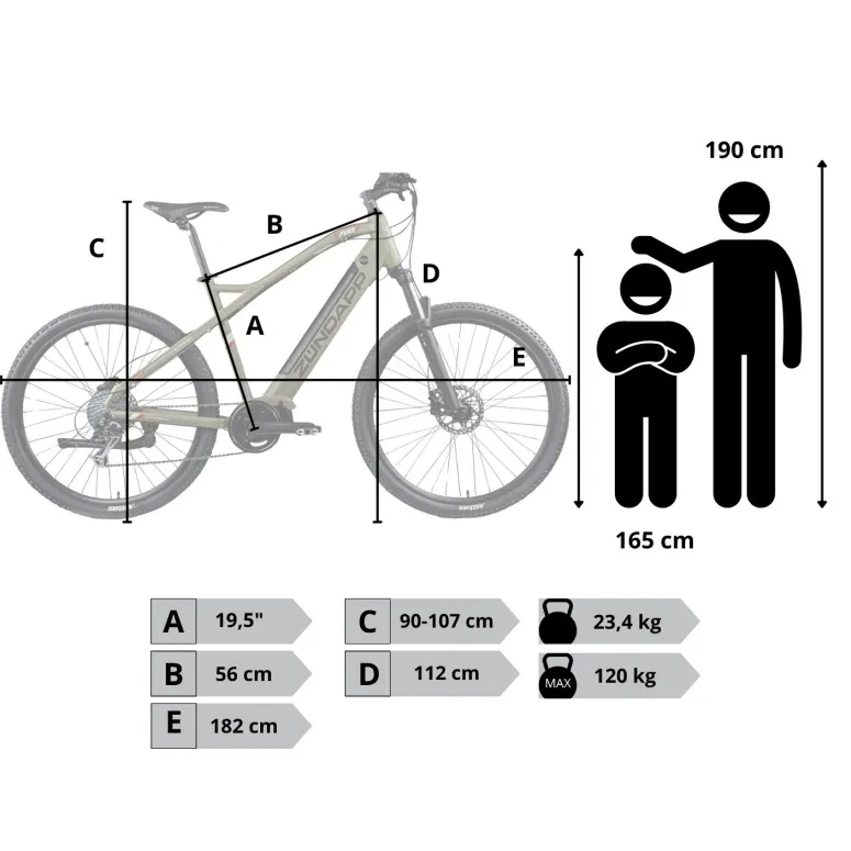 Rower Elektryczny Męski Damski Górski 27,5 SHIMANO Alu Amory MTB LCD 250 W