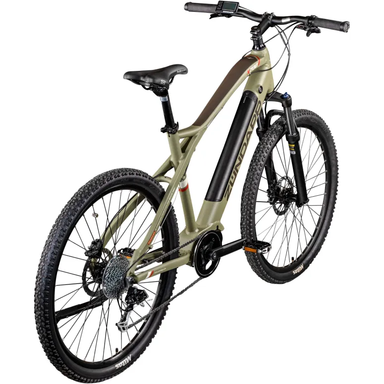 Rower Elektryczny Męski Damski Górski 27,5 SHIMANO Alu Amory MTB LCD 250 W