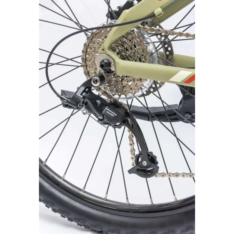 Rower Elektryczny Męski Damski Górski 27,5 SHIMANO Alu Amory MTB LCD 250 W