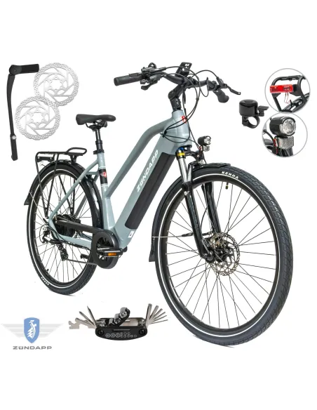 Rower Elektryczny Damski Trekkingowy 28" Aluminium 250 W LCD SHIMANO 2025