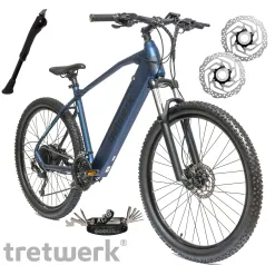 Rower Elektryczny Męski Damski Górski 27,5" MTB SHIMANO Alivio LCD 250W Alu