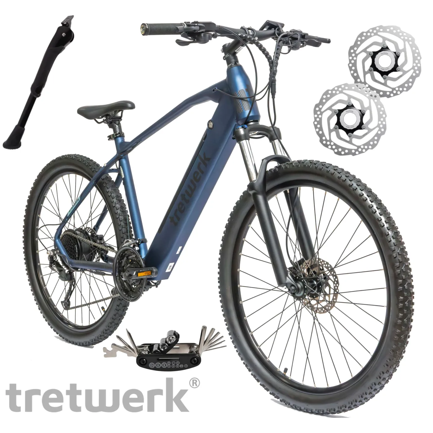 Rower Elektryczny Męski Damski Górski 27,5" MTB SHIMANO Alivio LCD 250W Alu