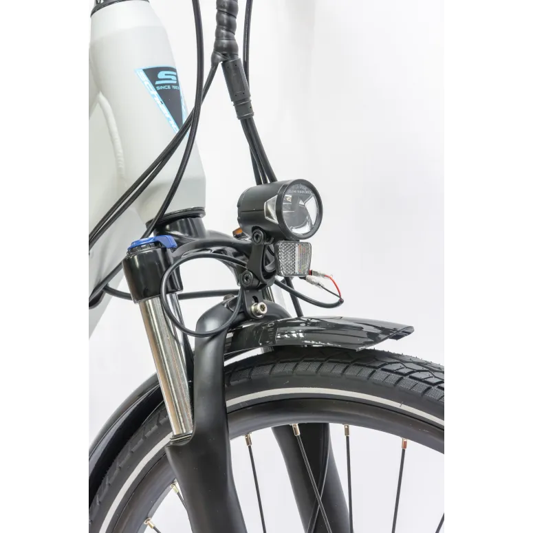 Rower Elektryczny Damski Trekkingowy Koła 28" ALU Hydraulika 250W Acera LCD