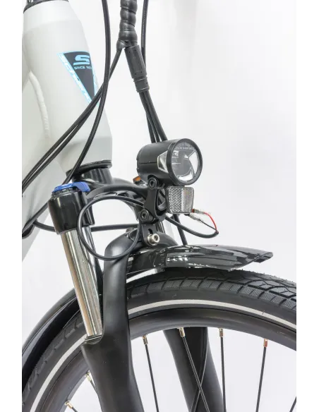 Rower Elektryczny Damski Trekkingowy Koła 28" ALU Hydraulika 250W Acera LCD