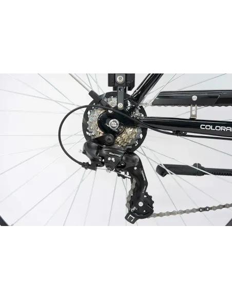 Rower Elektryczny Damski Miejski 28 Aluminium 250 W SHIMANO LCD Amortyzacja
