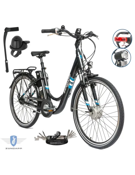 Rower Elektryczny Damski Miejski 26 SHIMANO Nexus Amory LCD Aplikacja 2025