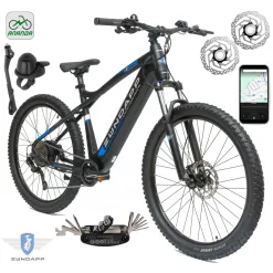 Rower Elektryczny Męski Damski Górski 27,5" MTB SHIMANO 2025 LCD Aplikacja