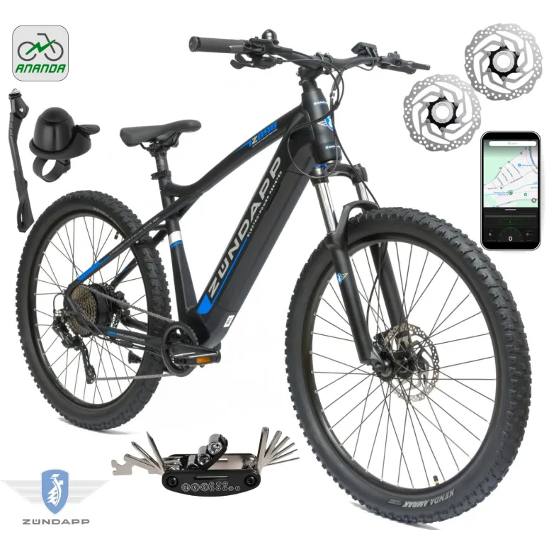 Rower Elektryczny Męski Damski Górski 27,5" MTB SHIMANO 2025 LCD Aplikacja