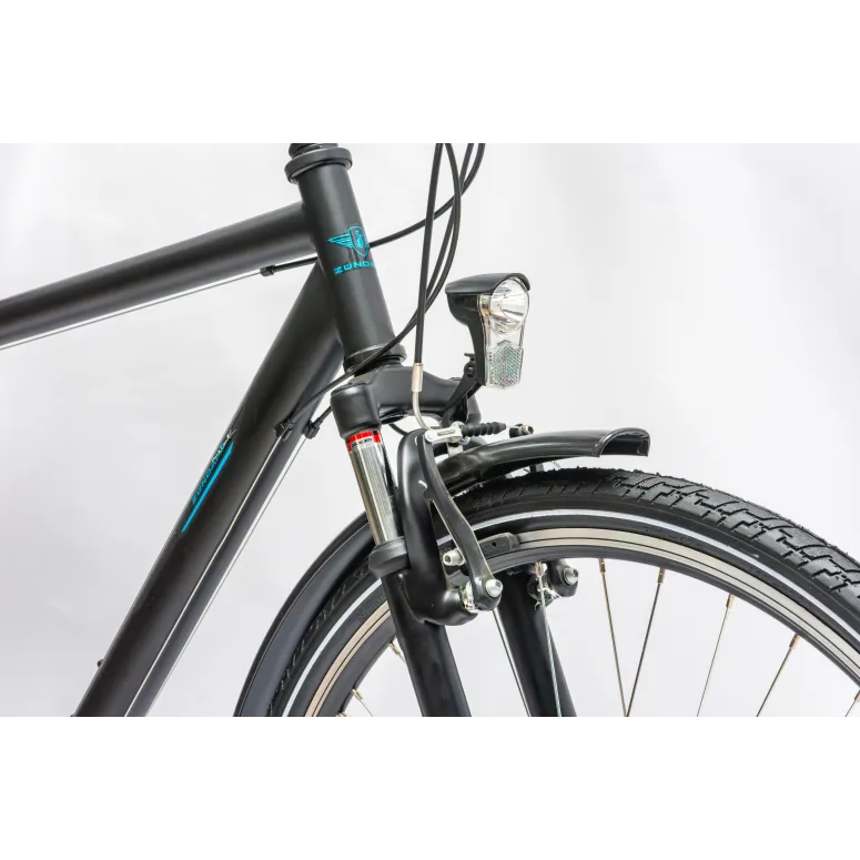 Rower Męski Trekkingowy 28" SHIMANO Błotniki Bagażnik Światła Dynamo Stopka