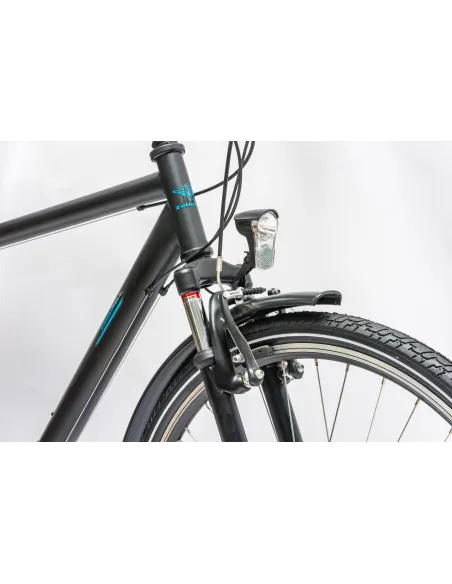 Rower Męski Trekkingowy 28" SHIMANO Błotniki Bagażnik Światła Dynamo Stopka