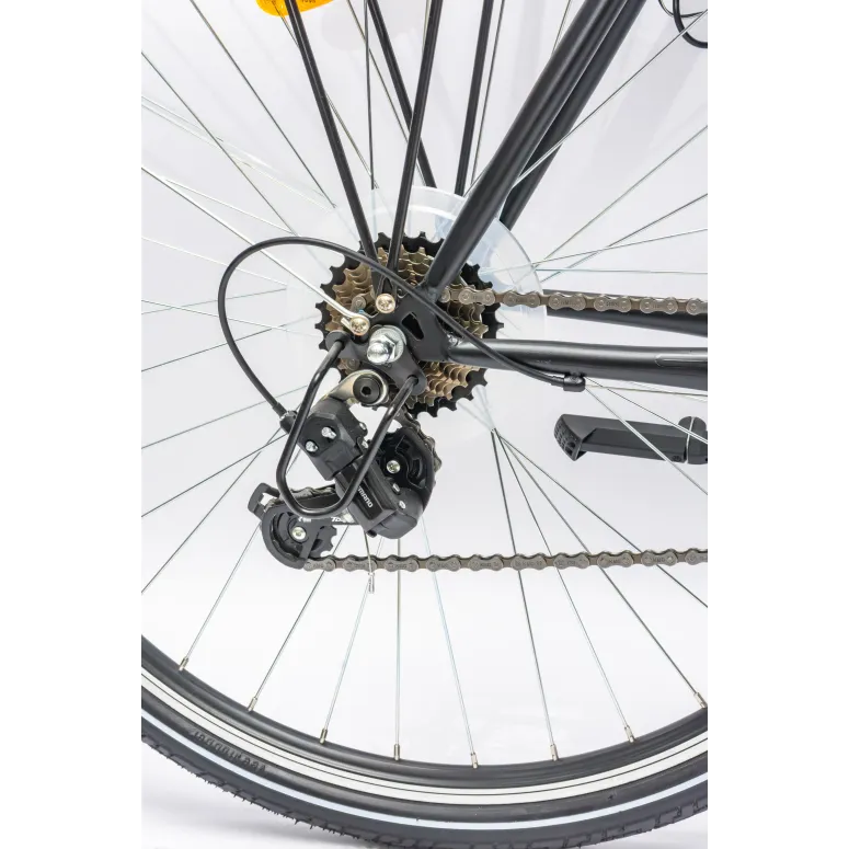 Rower Męski Trekkingowy 28" SHIMANO Błotniki Bagażnik Światła Dynamo Stopka