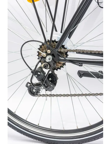 Rower Męski Trekkingowy 28" SHIMANO Błotniki Bagażnik Światła Dynamo Stopka