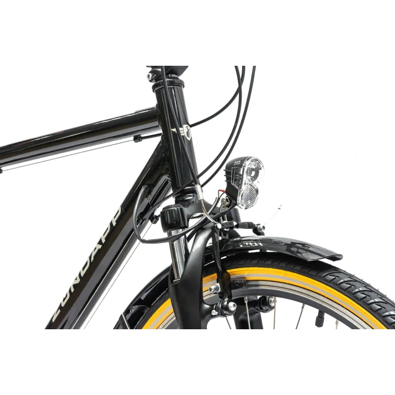 Rower Męski Trekkingowy 28" Aluminium SHIMANO Amortyzacja Światła Bagażnik