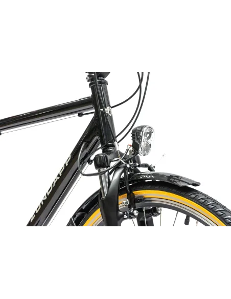 Rower Męski Trekkingowy 28" Aluminium SHIMANO Amortyzacja Światła Bagażnik