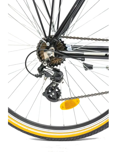 Rower Męski Trekkingowy 28" Aluminium SHIMANO Amortyzacja Światła Bagażnik