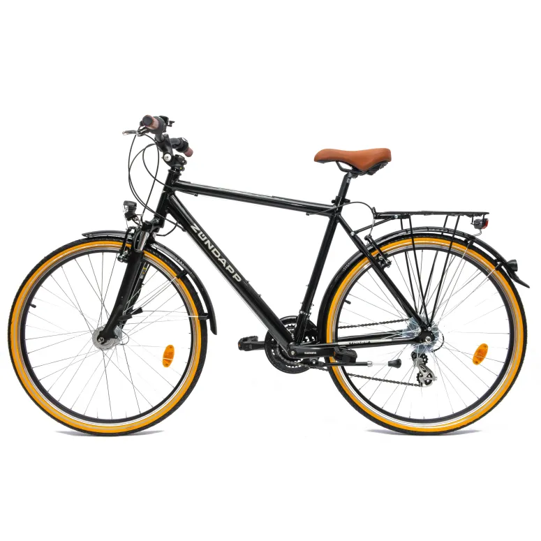 Rower Męski Trekkingowy 28" Aluminium SHIMANO Amortyzacja Światła Bagażnik