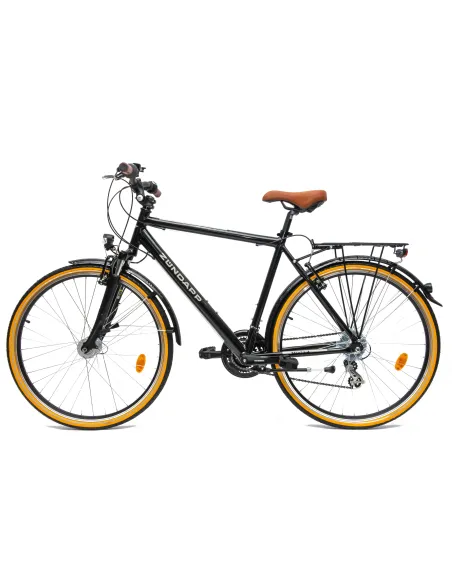 Rower Męski Trekkingowy 28" Aluminium SHIMANO Amortyzacja Światła Bagażnik