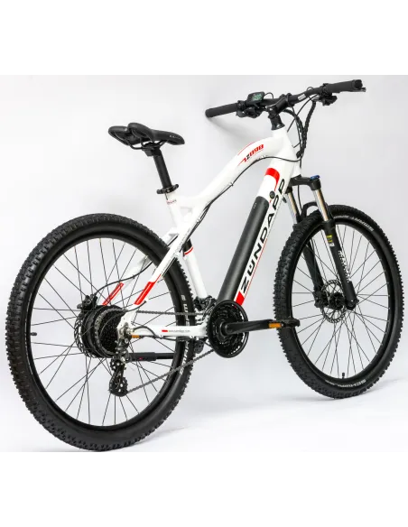 Rower Elektryczny Damski Męski Górski 27,5" SHIMANO LED 250 W Hydraulika
