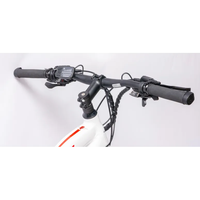 Rower Elektryczny Damski Męski Górski 27,5" SHIMANO LED 250 W Hydraulika