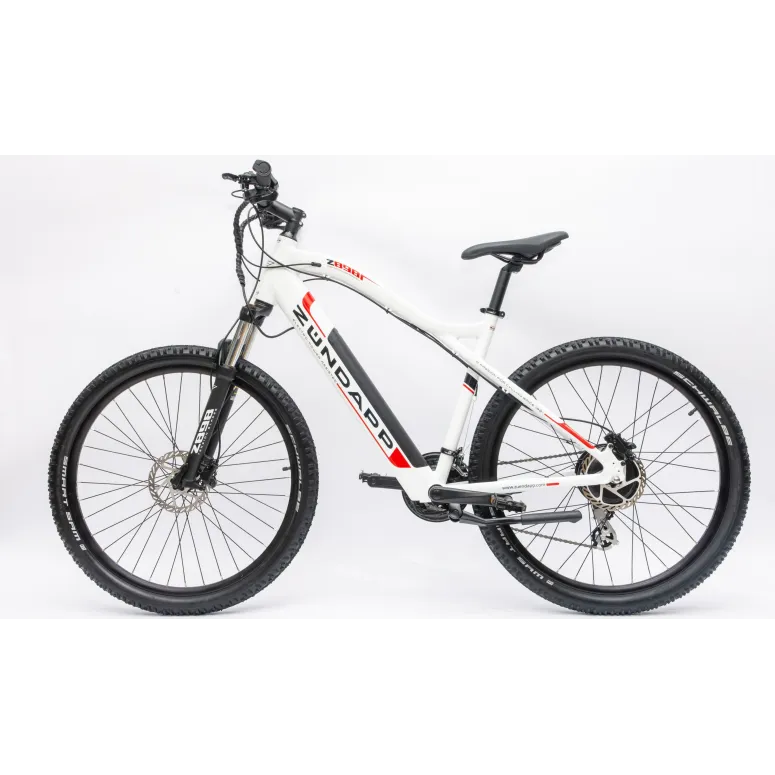 Rower Elektryczny Damski Męski Górski 27,5" SHIMANO LED 250 W Hydraulika