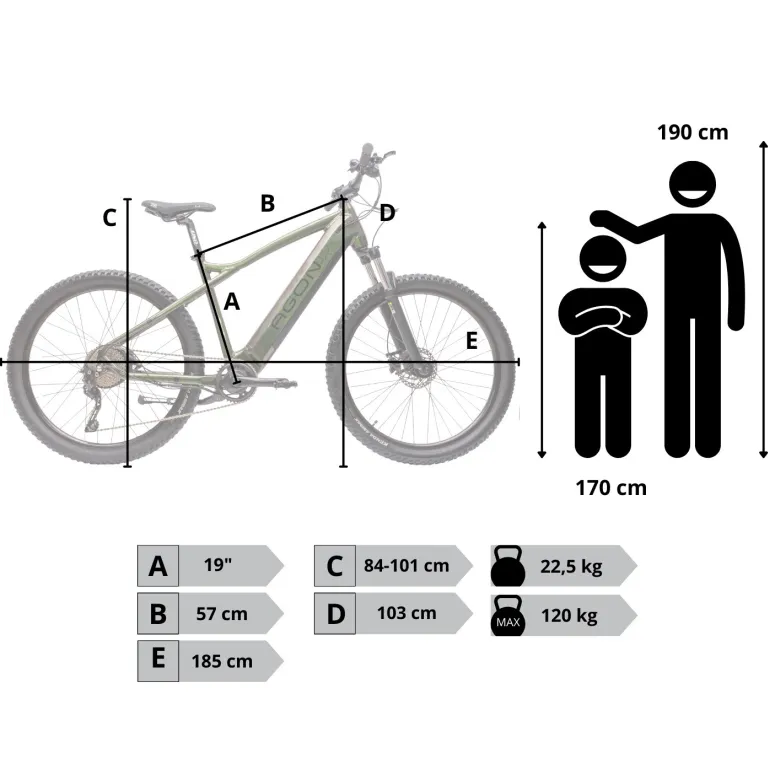 Rower Elektryczny Damski Męski Górski 27,5" Hydraulika 250 W Aplikacja 2025