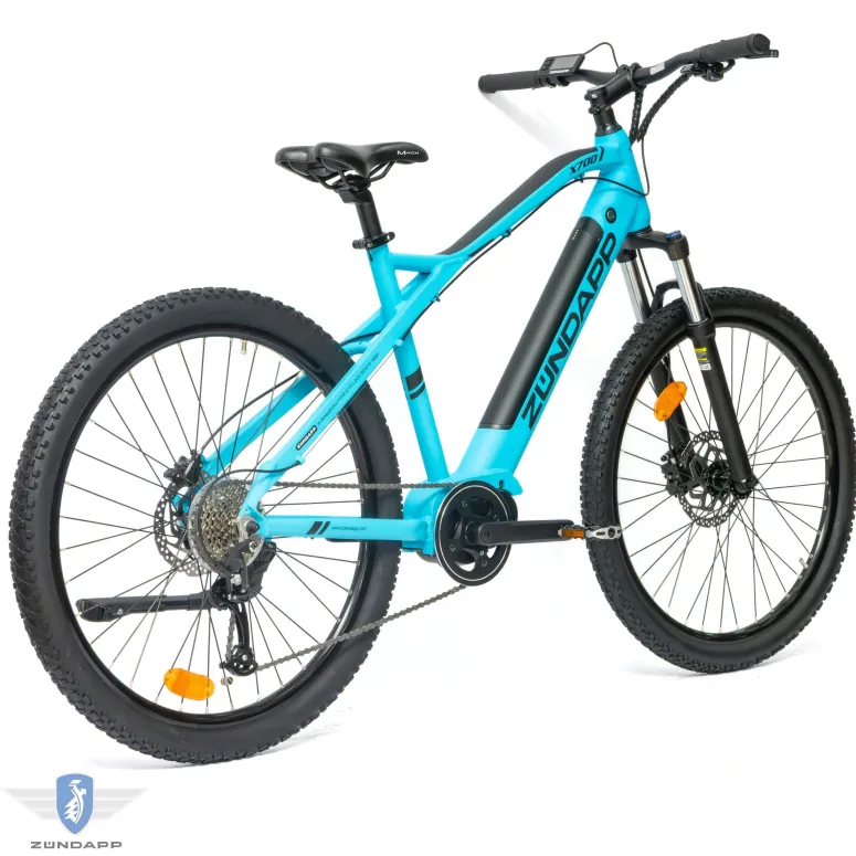 Rower Elektryczny Męski Damski Górski 27,5" SHIMANO 250 W MTB LCD Alu Amory