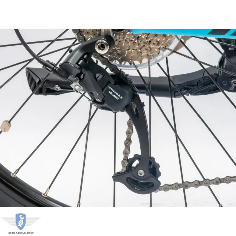Rower Elektryczny Męski Damski Górski 27,5" SHIMANO 250 W MTB LCD Alu Amory