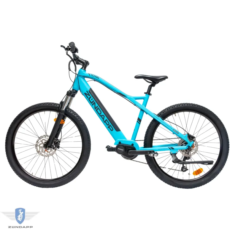 Rower Elektryczny Męski Damski Górski 27,5" SHIMANO 250 W MTB LCD Alu Amory