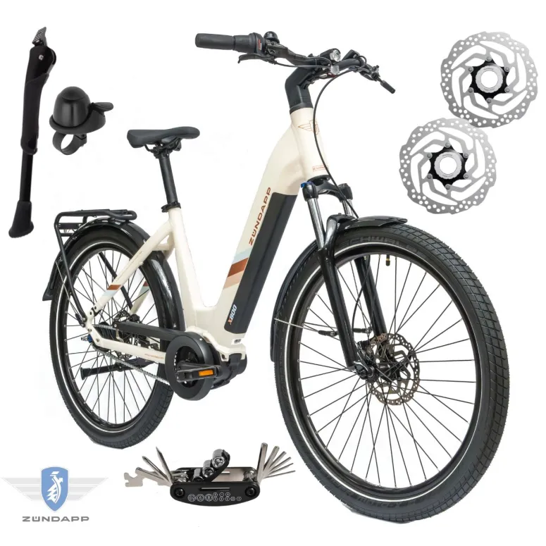 Rower Elektryczny Damski Miejski 27,5" SHIMANO Nexus Aplikacja 250 W 2025