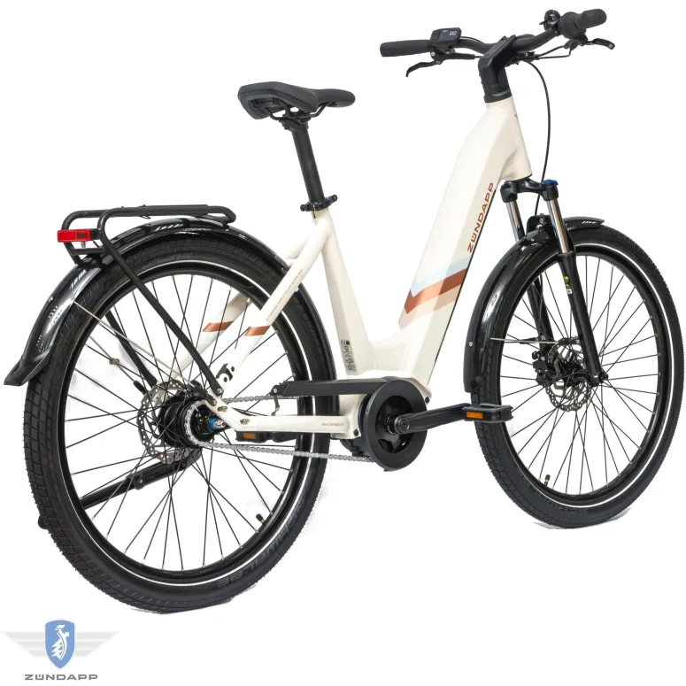 Rower Elektryczny Damski Miejski 27,5" SHIMANO Nexus Aplikacja 250 W 2025
