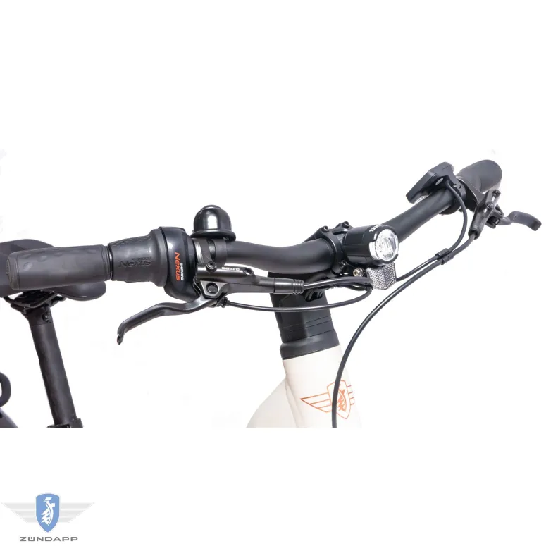 Rower Elektryczny Damski Miejski 27,5" SHIMANO Nexus Aplikacja 250 W 2025