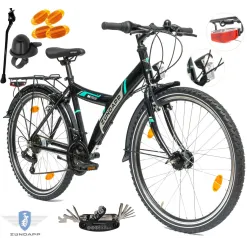 Rower Męski Damski Górski 26" Młodzieżowy MTB Hardtail SHIMANO Alu Błotniki