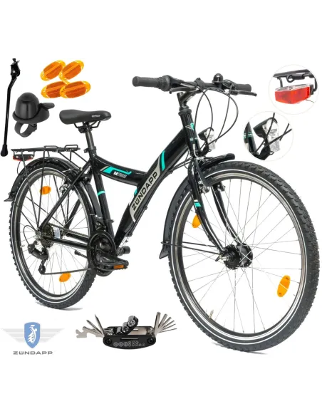 Rower Męski Damski Górski 26" Młodzieżowy MTB Hardtail SHIMANO Alu Błotniki