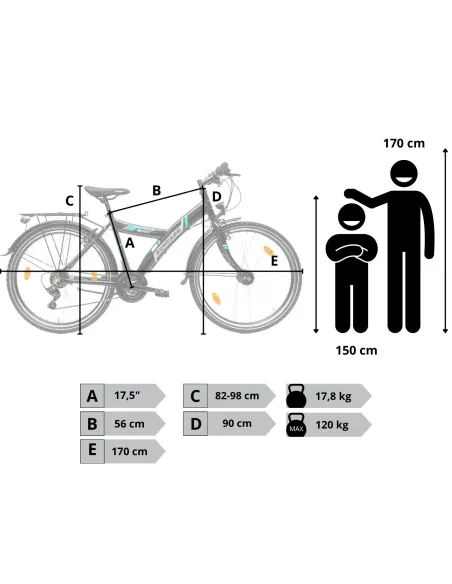 Rower Męski Damski Górski 26" Młodzieżowy MTB Hardtail SHIMANO Alu Błotniki