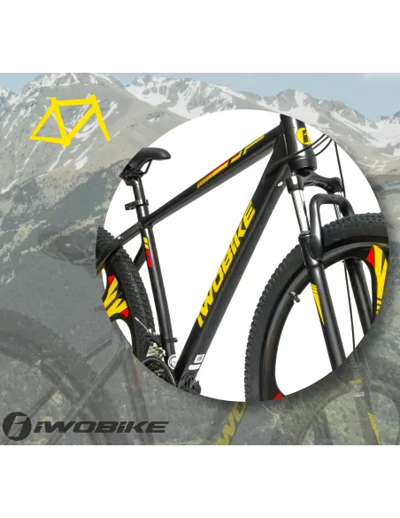 Rower Męski Górski 29 MTB Aluminium Amortyzacja Shimano IWOBIKE 2025 Stopka