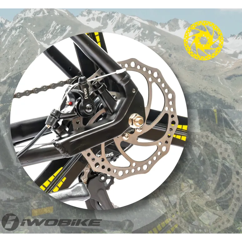 Rower Męski Górski 29 MTB Aluminium Amortyzacja Shimano IWOBIKE 2025 Stopka