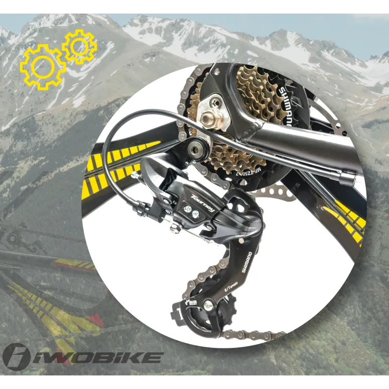 Rower Męski Górski 29 MTB Aluminium Amortyzacja Shimano IWOBIKE 2025 Stopka