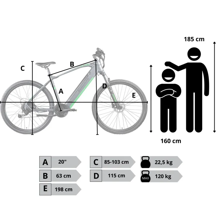 Rower Elektryczny Górski Męski Damski 29 MTB Shimano Altus 504Wh Hydraulika