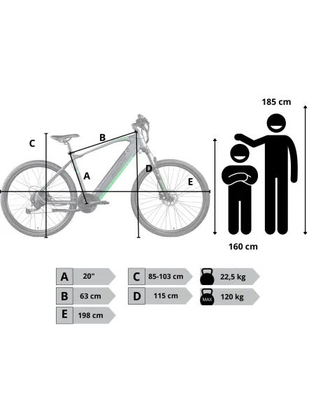 Rower Elektryczny Górski Męski Damski 29 MTB Shimano Altus 504Wh Hydraulika