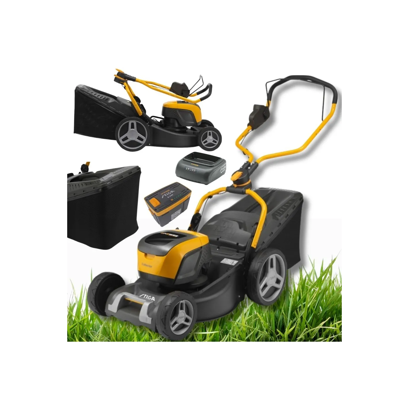 Kosiarka Akumulatorowa Stiga Collector 548e 48V Ładowarka Akumulator 4Ah