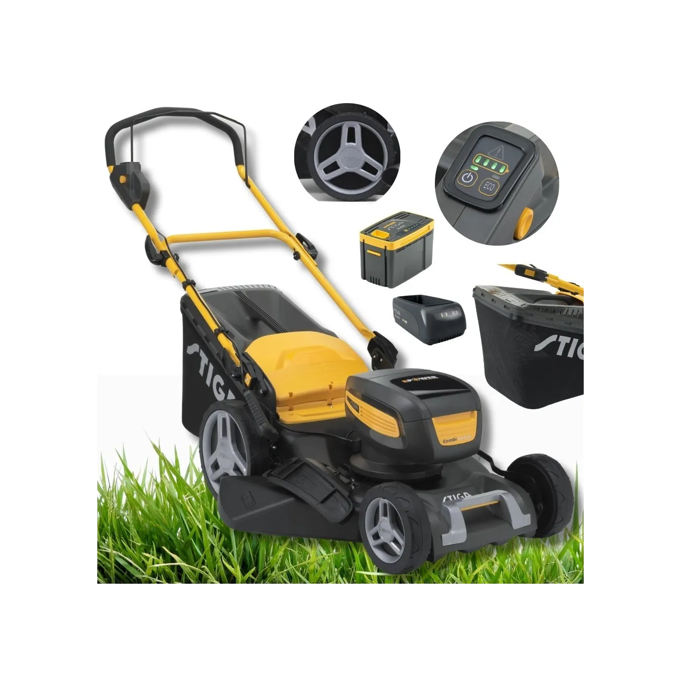 Kosiarka Akumulatorowa Stiga Combi 748Q AE 48V Ładowarka Akumulator 5Ah